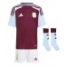 Aston Villa John McGinn #7 Hemmaställ Barn 2024-25 Korta ärmar (+ Korta byxor)